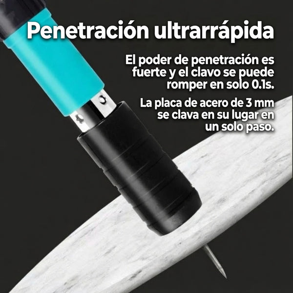 Clavadora de Concreto Portátil Verde