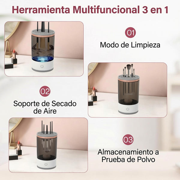 BrushSpa®  Limpiador Automático de Brochas