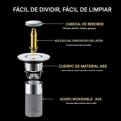 Tapón Filtro Acero Inoxidable DuoBlock Steel® (x2 Unidades)