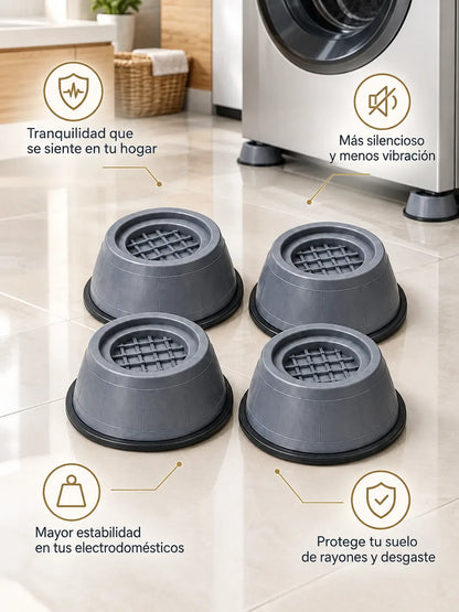 StopVibra™ | Pack x4 Antivibración para Lavadora
