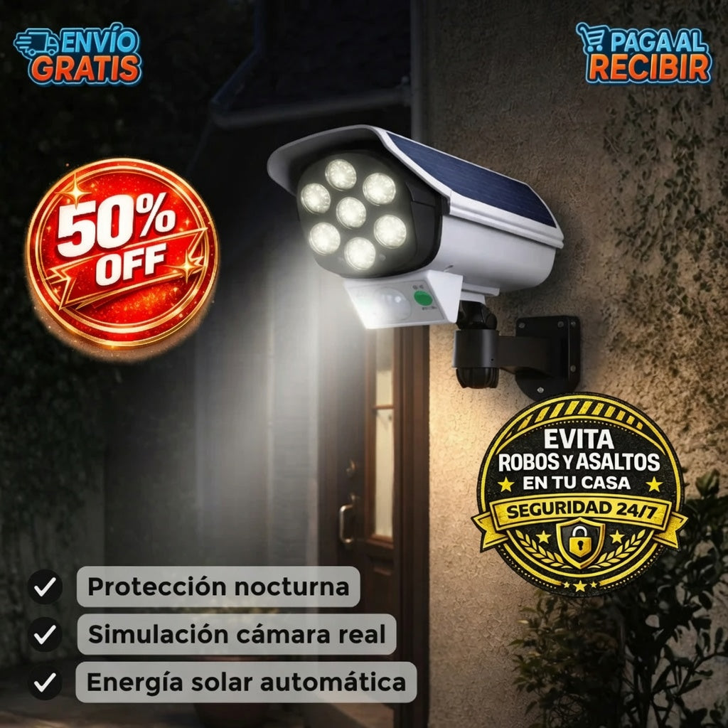 SecureLight™ 📸 - Foco solar seguridad 🚨