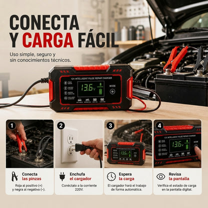 Cargador Reparador Inteligente de Baterías
