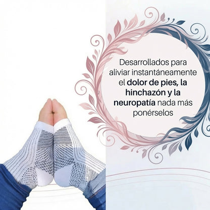 Medias De Compresión - Obtén Alivio Instantáneo De Pies Hinchados Y Adoloridos