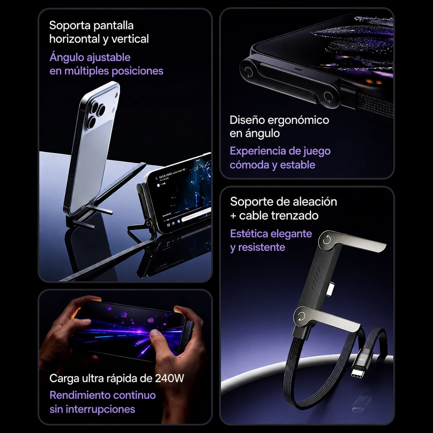 GameLink Pro 240W – Cable Gamer USB-C