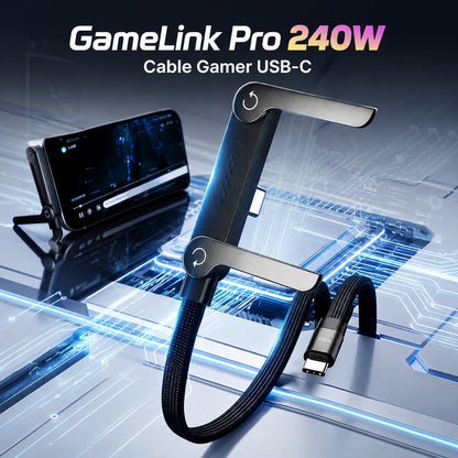 GameLink Pro 240W – Cable Gamer USB-C