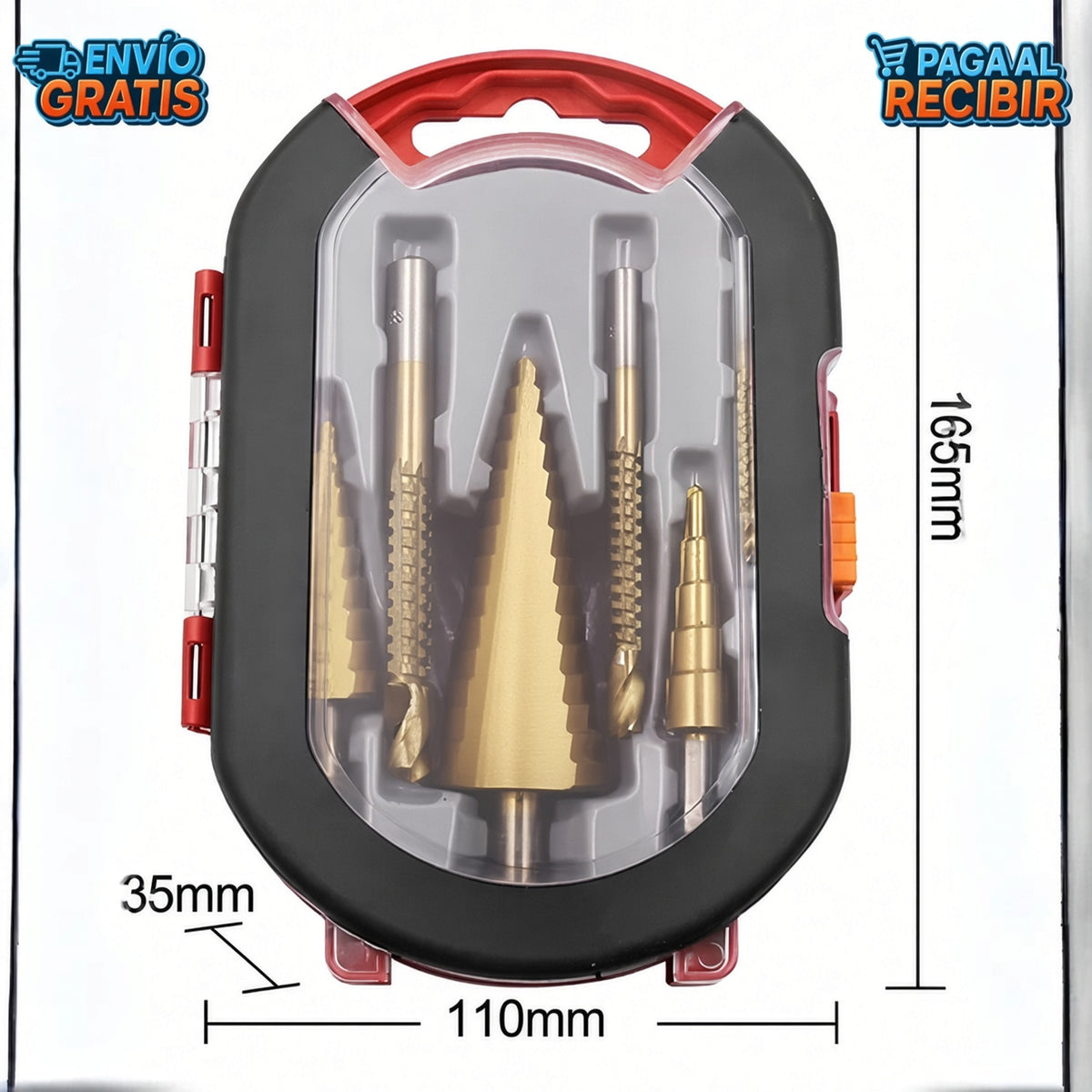 DrillPro™ 🔧 - Set brocas escalonadas 6 piezas ✨