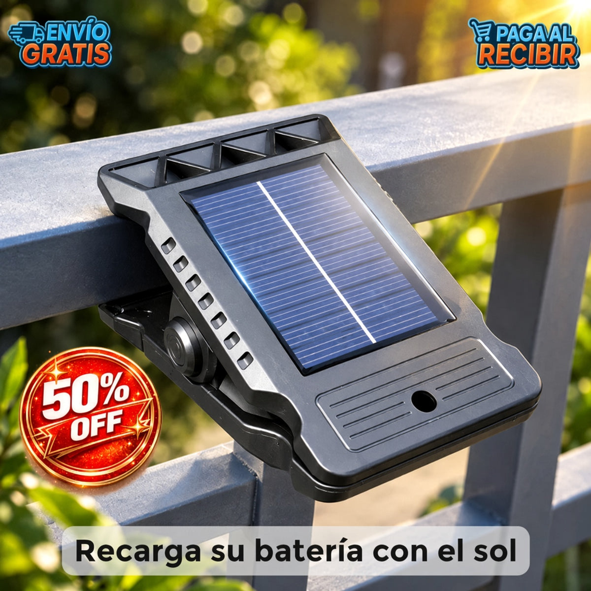 LumiClip™ ☀️ - Luz solar con sensor 💡