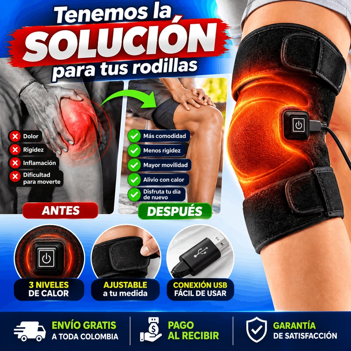 ThermoFlex™ Menos rigidez. Más movimiento. Más libertad.