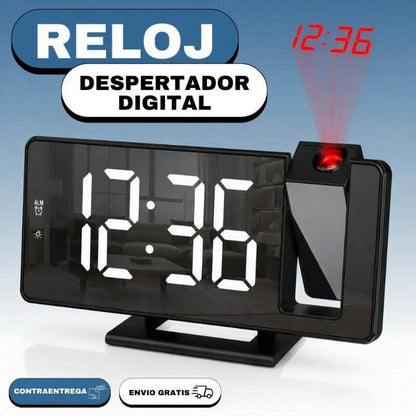 Reloj Proyector con Espejo