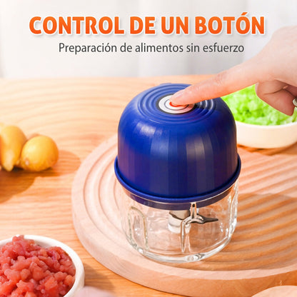 Mini Picadora Eléctrica de Alimentos Eficiente e Inalámbrica