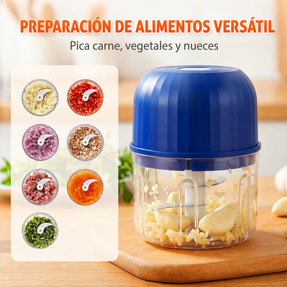 Mini Picadora Eléctrica de Alimentos Eficiente e Inalámbrica