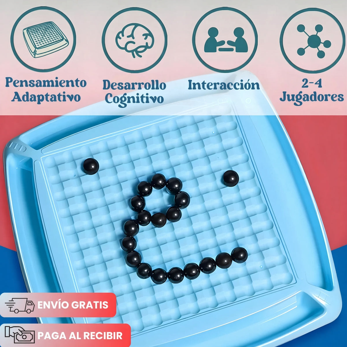 MagnaChess™ Juego de Estrategia Magnético Familiar
