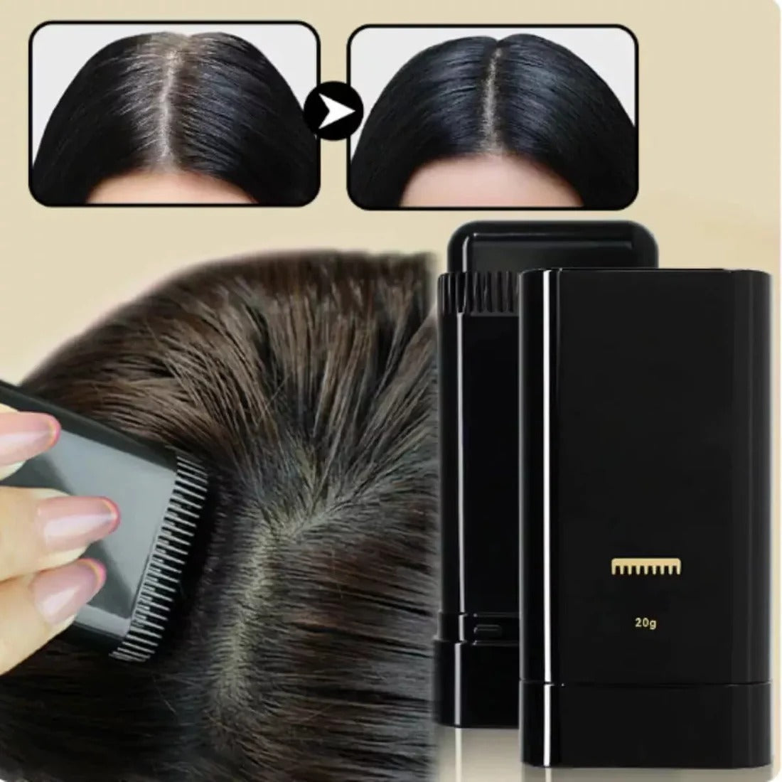 Herramienta aplicadora de tinte para el cabello con peine