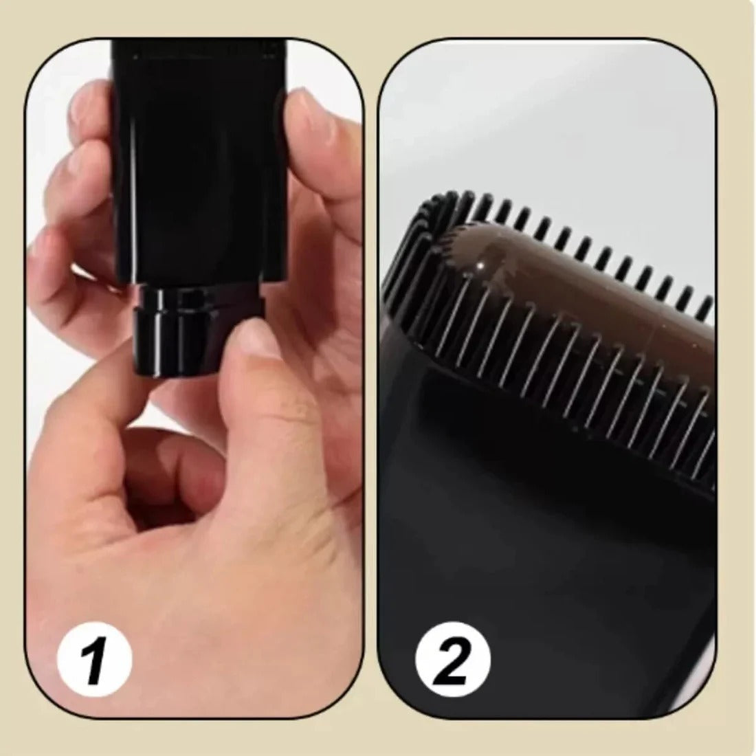 Herramienta aplicadora de tinte para el cabello con peine