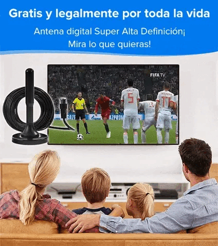 ANTENA TDT | TV DIGITAL ULTRA HD | CANALES GRATIS