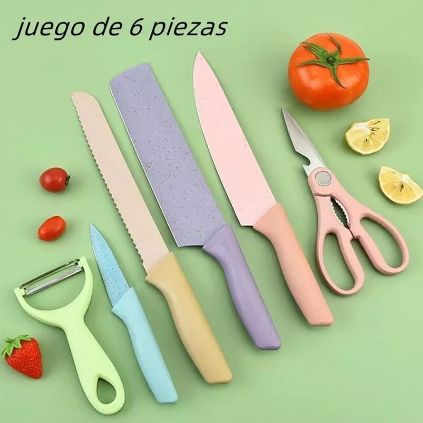 Set de Cuchillos Coloridos