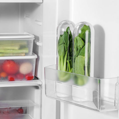 Contenedor para guardar verduras y hierbas frescas