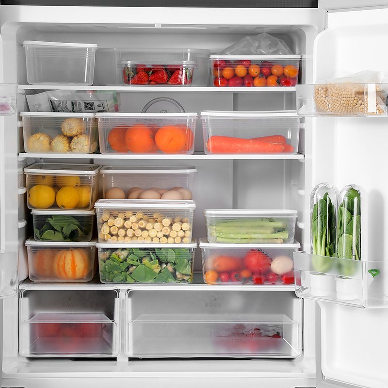 Contenedor para guardar verduras y hierbas frescas