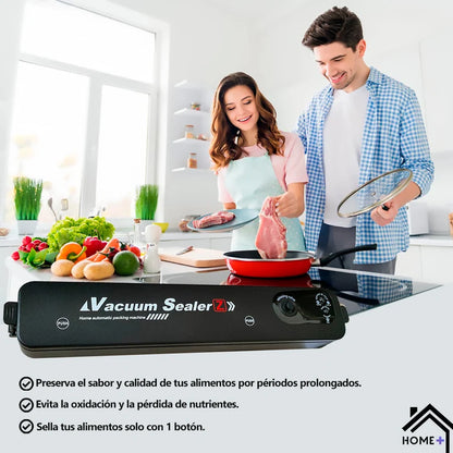 Selladora de alimentos al vacío SEALER Z® ♻️ SOLO X HOY 125 Bolsas BIODEGRADABLES GRATIS (8mts)