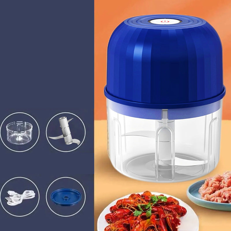 Mini Picadora Eléctrica de Alimentos Eficiente e Inalámbrica