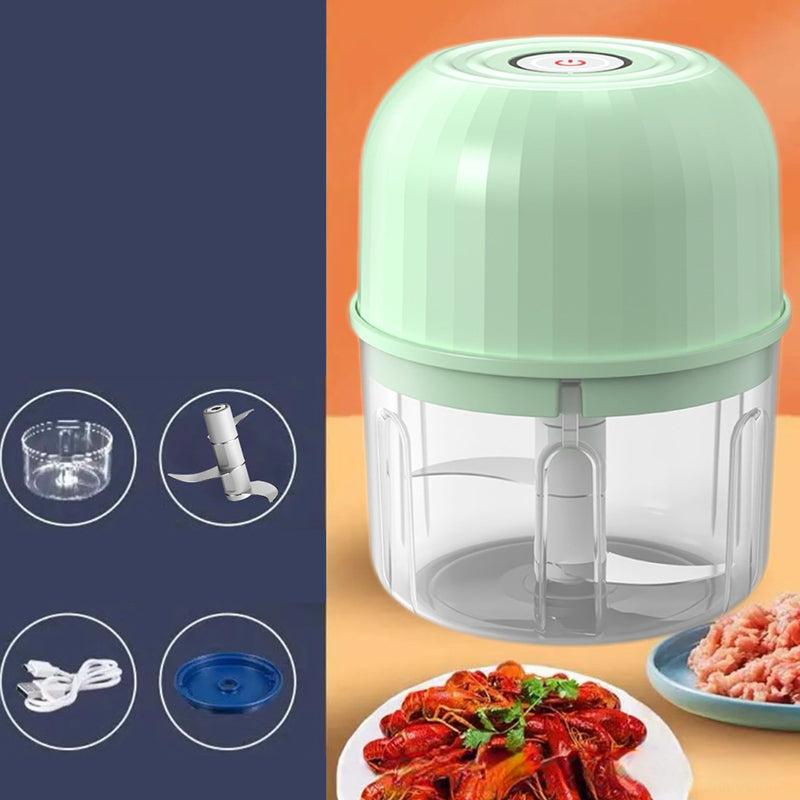 Mini Picadora Eléctrica de Alimentos Eficiente e Inalámbrica