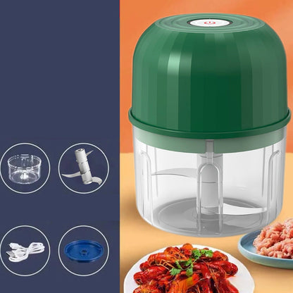 Mini Picadora Eléctrica de Alimentos Eficiente e Inalámbrica