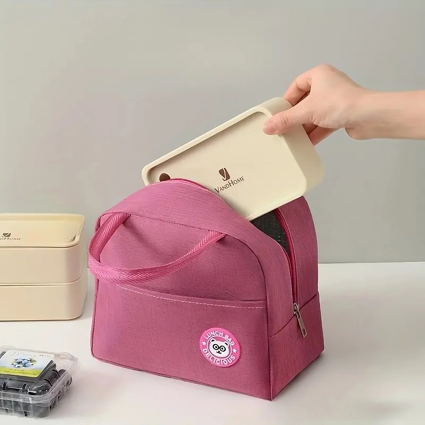 Lonchera Térmica de Tela Oxford | Bolsa Aislante Portátil