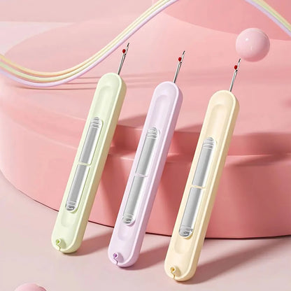 Enhebrador de Agujas 2 en 1 con Cortador de Hilo – Práctico y Multiusos