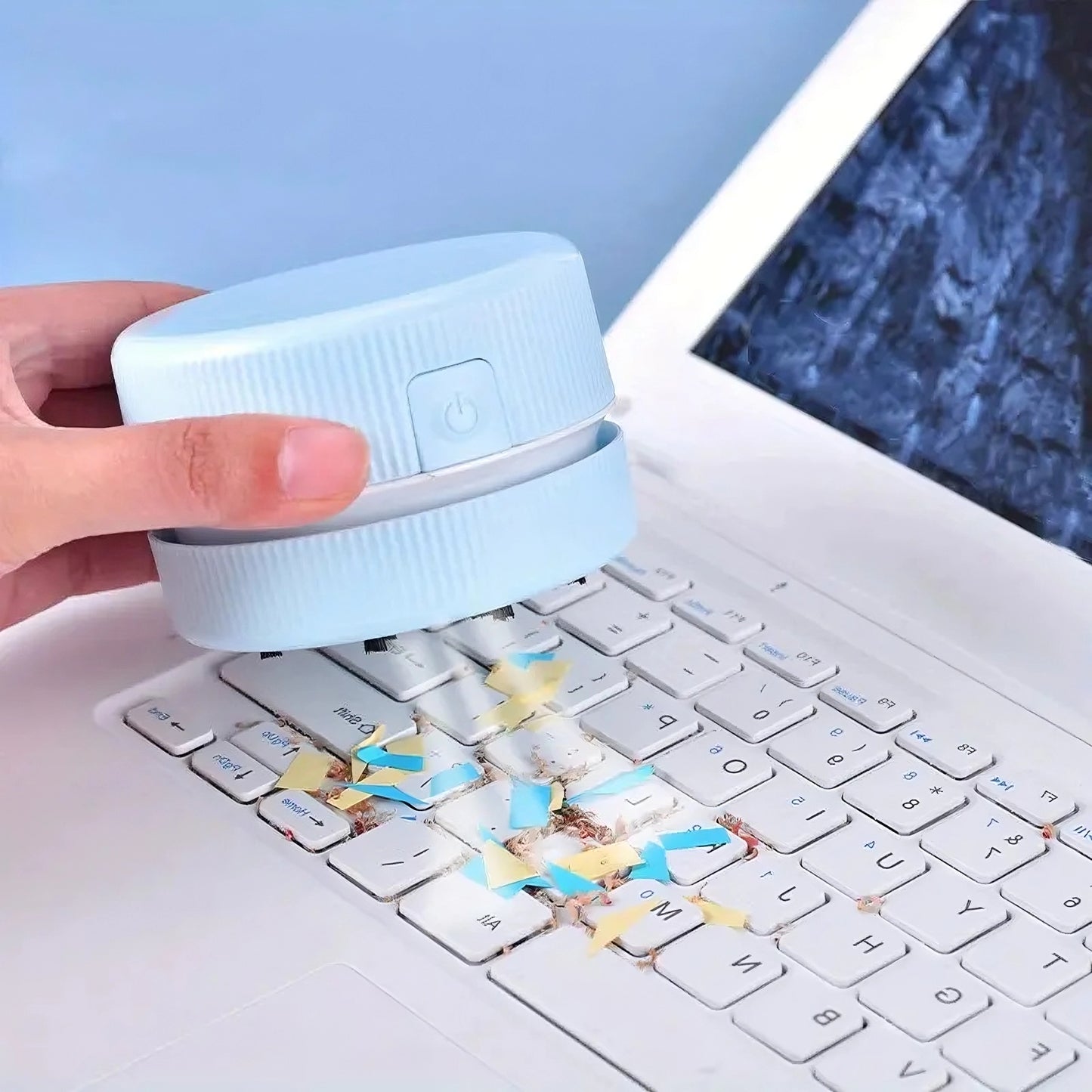 Mini Aspiradora de Escritorio Portátil – Inalámbrica y Potente